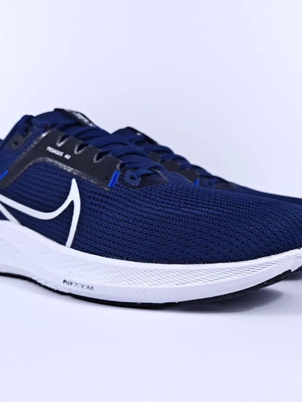 Nike Pegasus 40 Mens 11 Cushioned Comfort Road Running Shoes Blue Air Zoom